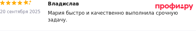 Отзыв клиента на Profi.ru